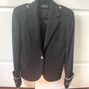 Polo Ralph Lauren Black Wool Blazer